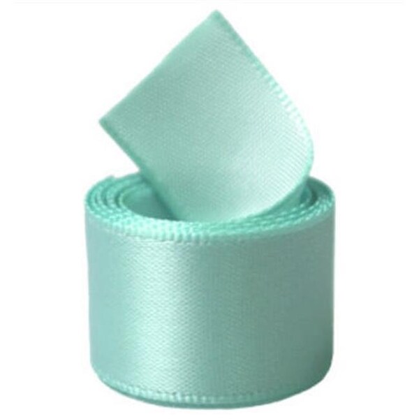 Papilion Papilion R07430538031450YD 1.5 in. Single-Face Satin Ribbon 50 Yards - Aqua R07430538031450YD - main